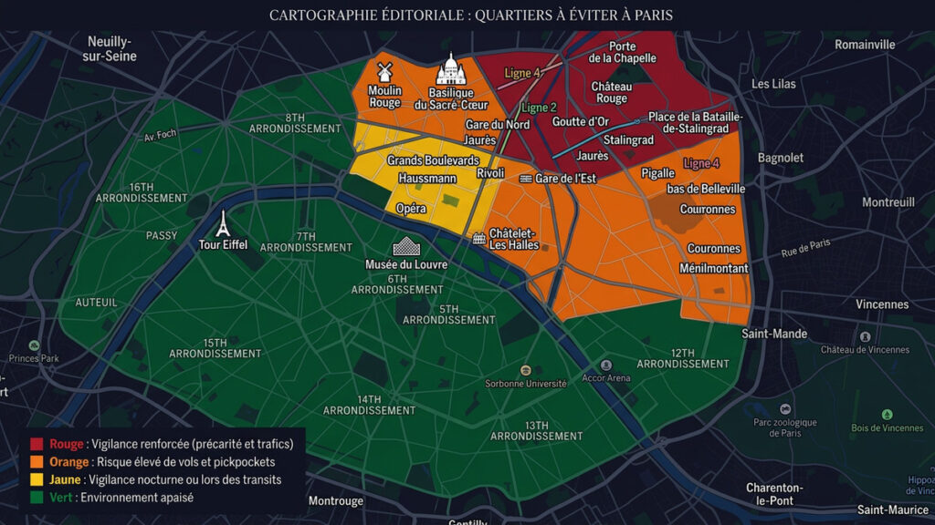 Quartiers à éviter à Paris