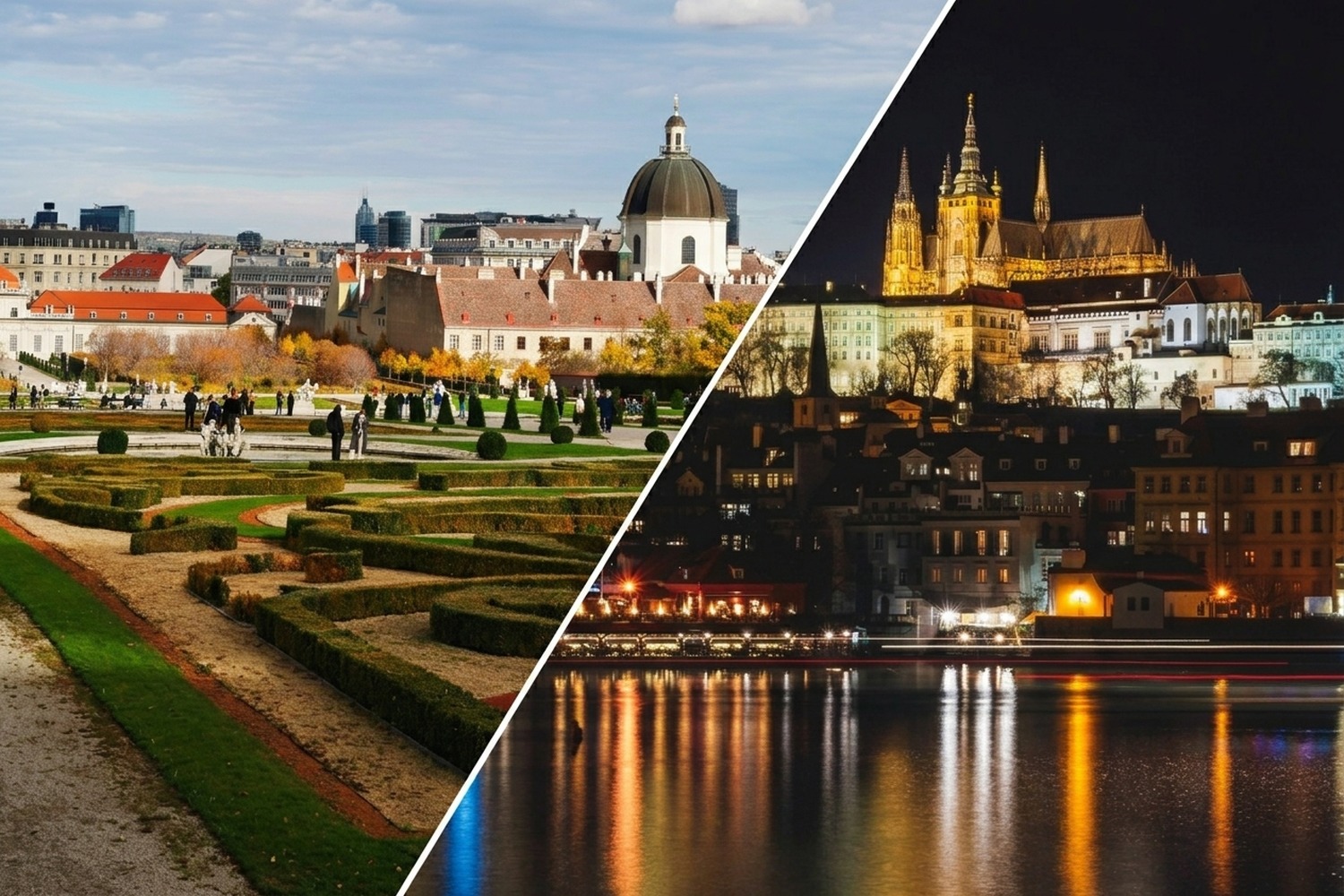 comparison vienne ou prague